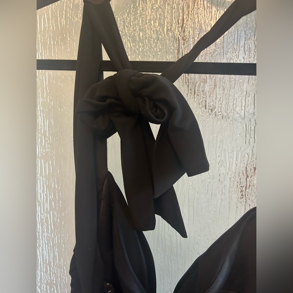 NWT Black Floor Length Strappy NIKI (By NIKI LIVAS) Gown - Picture 6 of 11